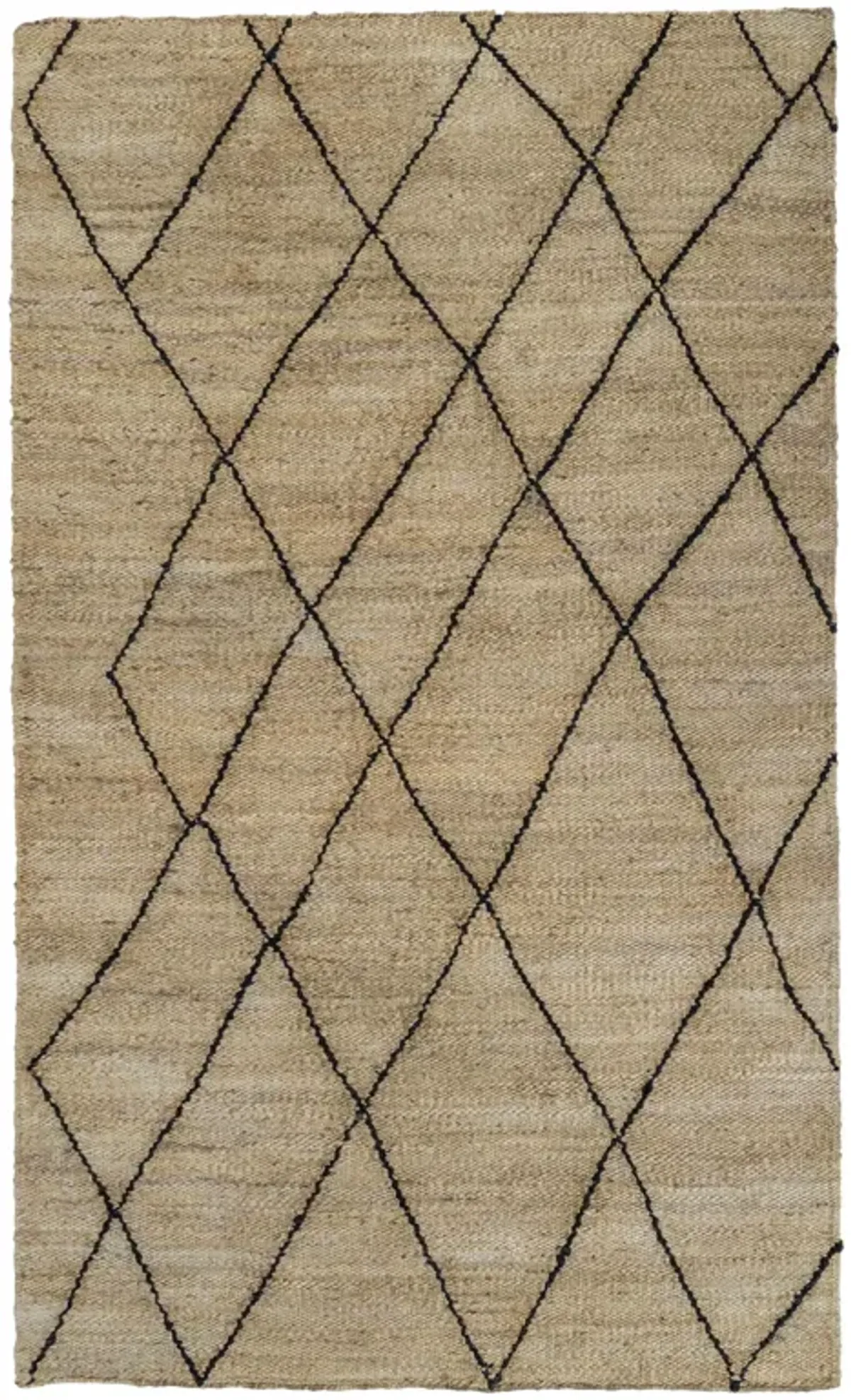 Crosshatch Natural 5' x 8' Area Rug