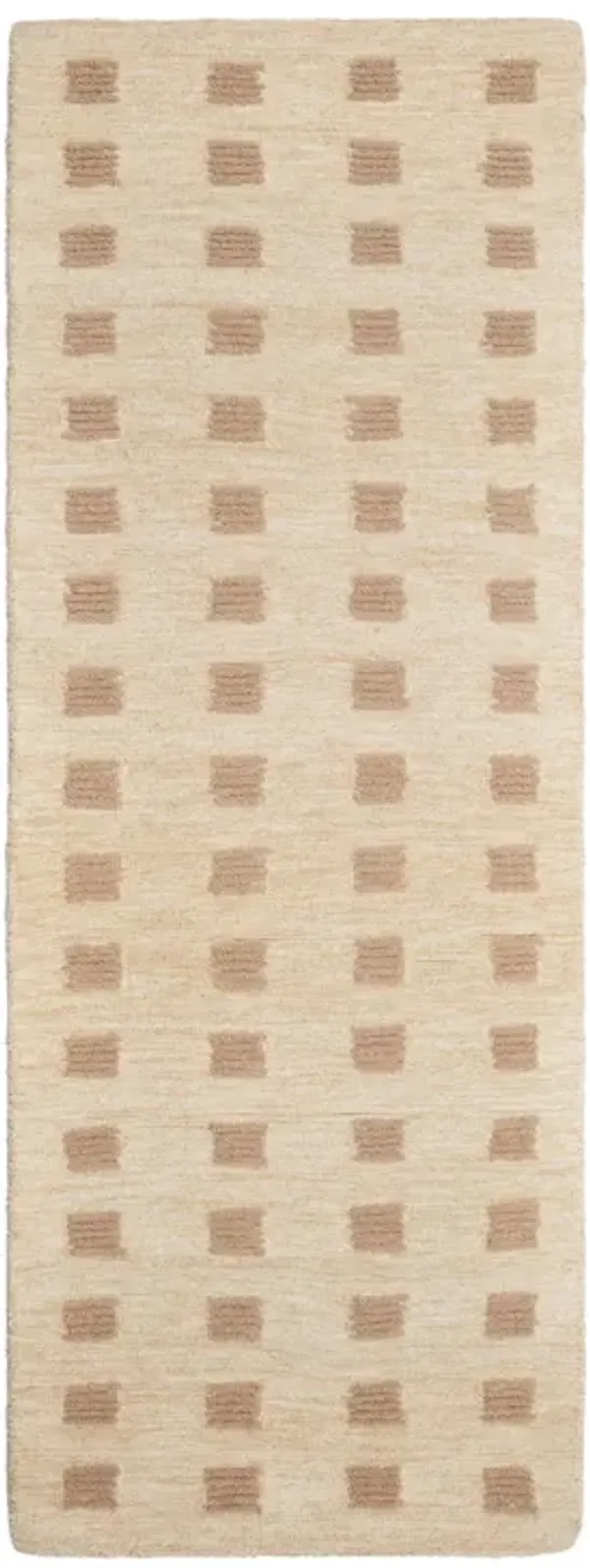 Hari Natural Hand-Tufted 2'6" x 8' Runner Rug