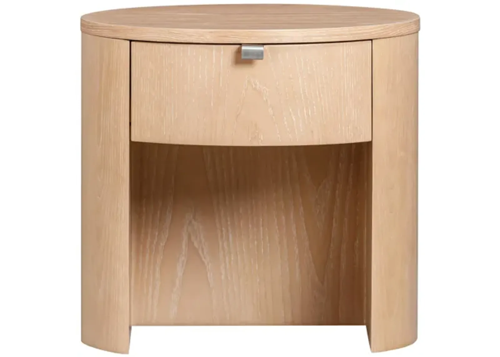 Marlow Natural Wood Round Nightstand