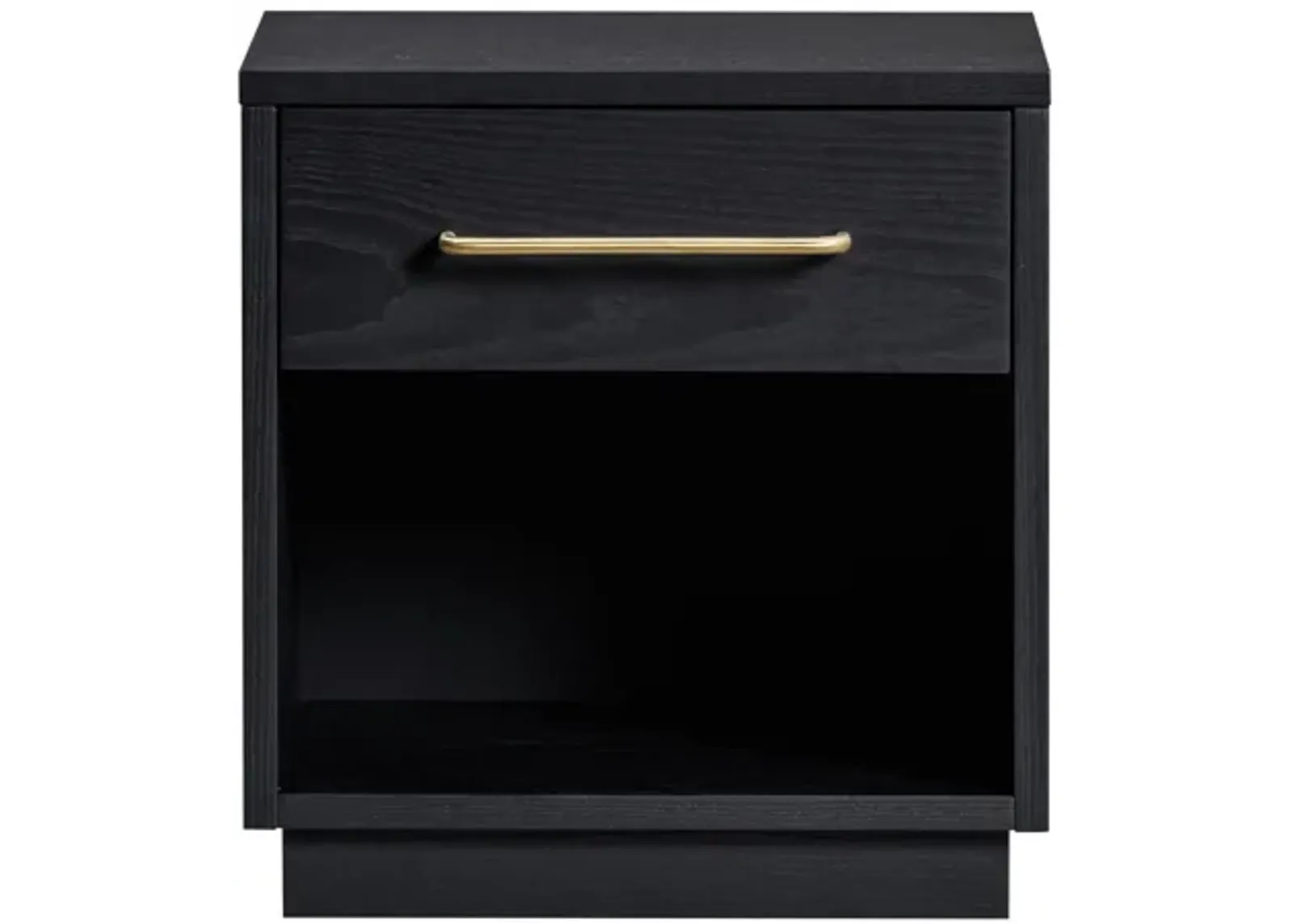 Marlow Black Wood Nightstand