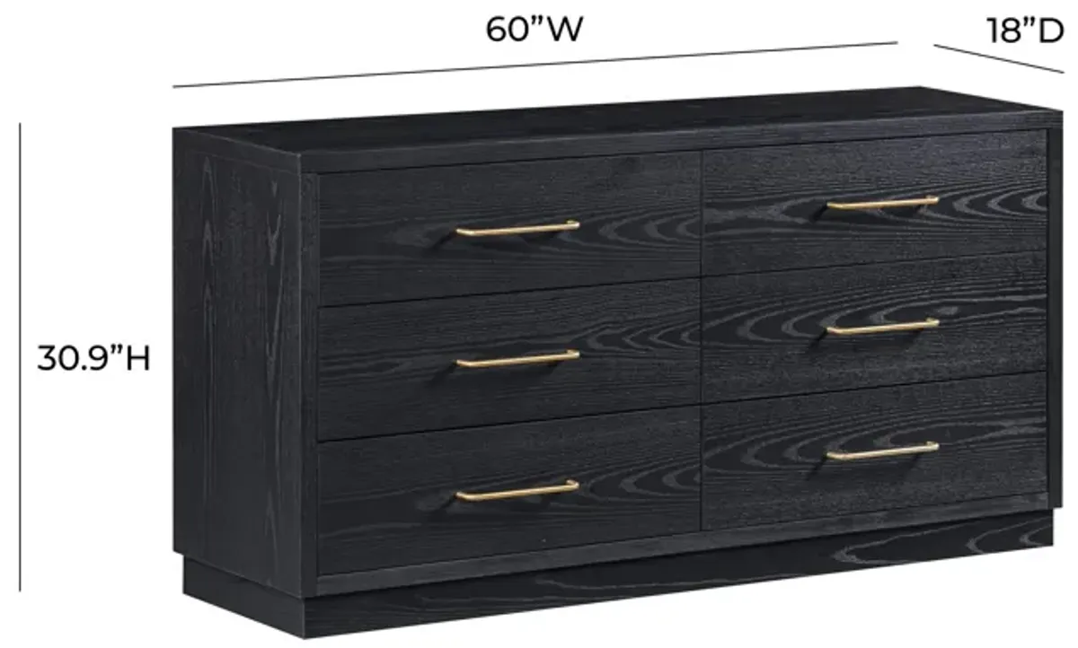 Marlow Black Wood Dresser