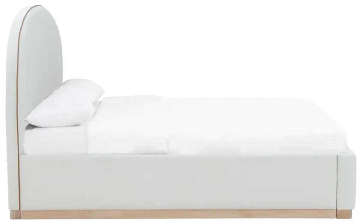 Marlow Cream Velvet King Bed