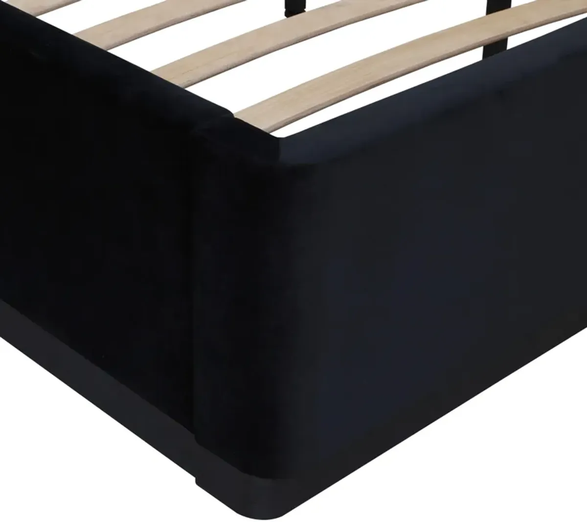 Marlow Black Velvet King Bed