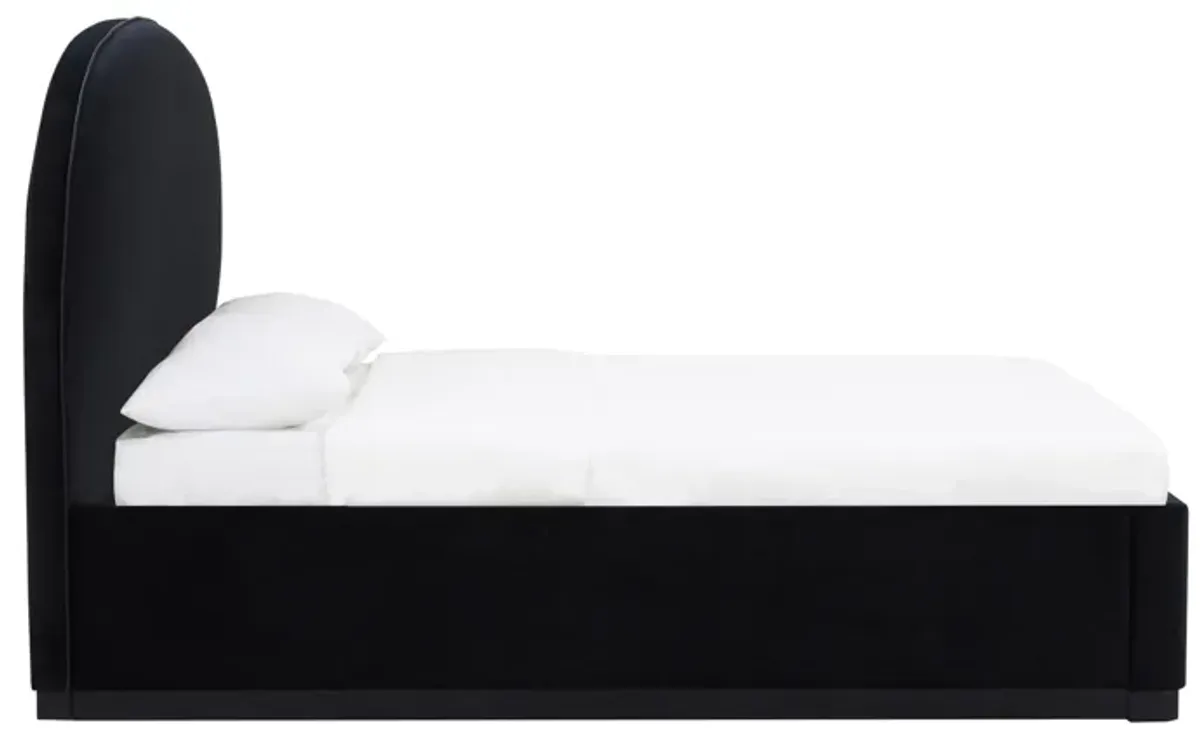 Marlow Black Velvet King Bed