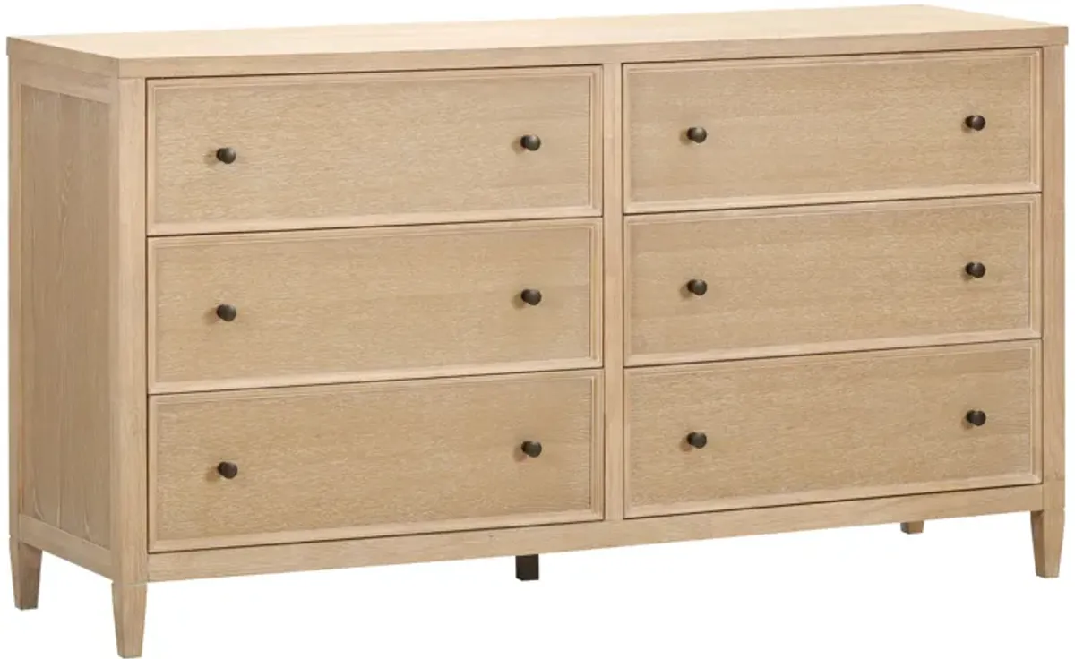 Bristol Park Whitewashed Oak Wood Dresser
