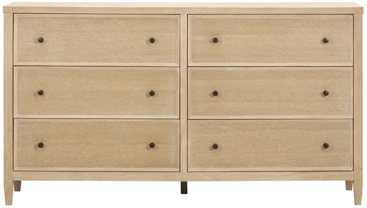 Bristol Park Whitewashed Oak Wood Dresser
