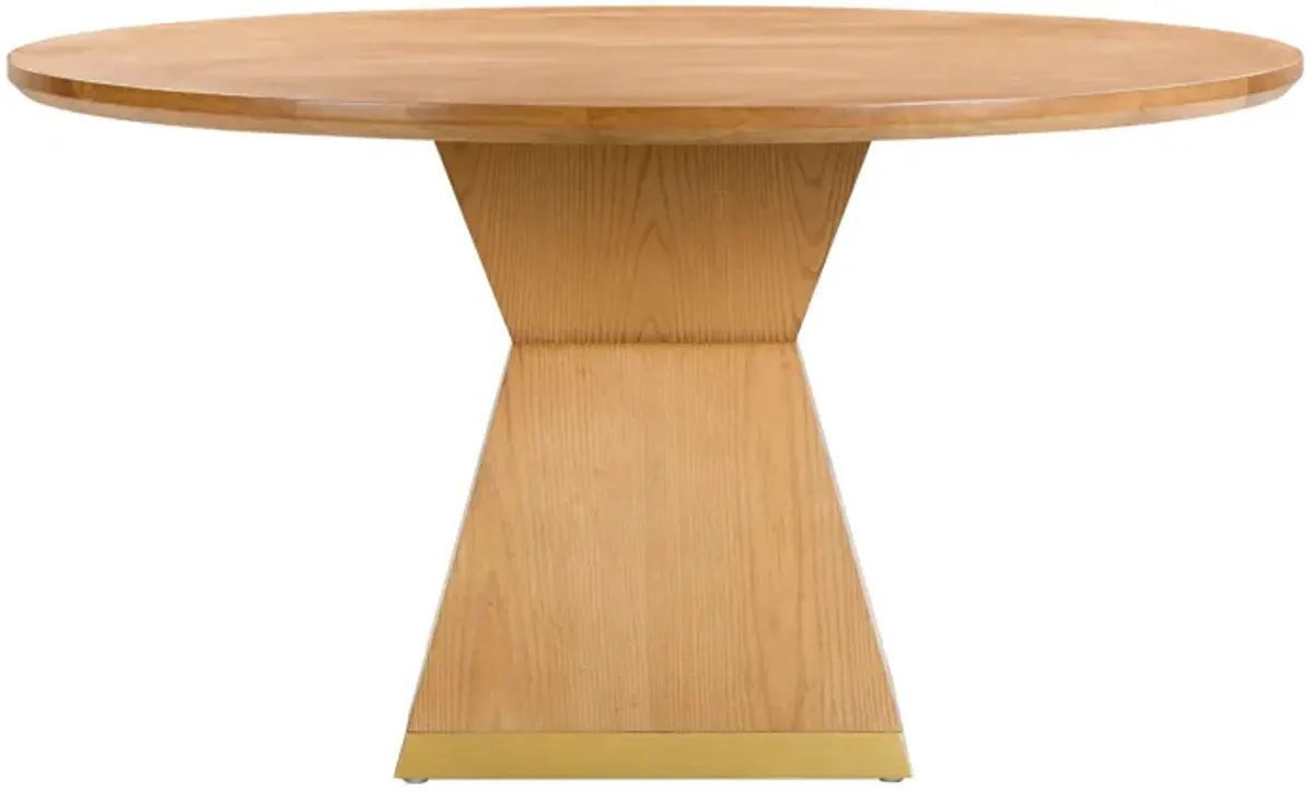 Nolan Natural Wood Round Dining Table