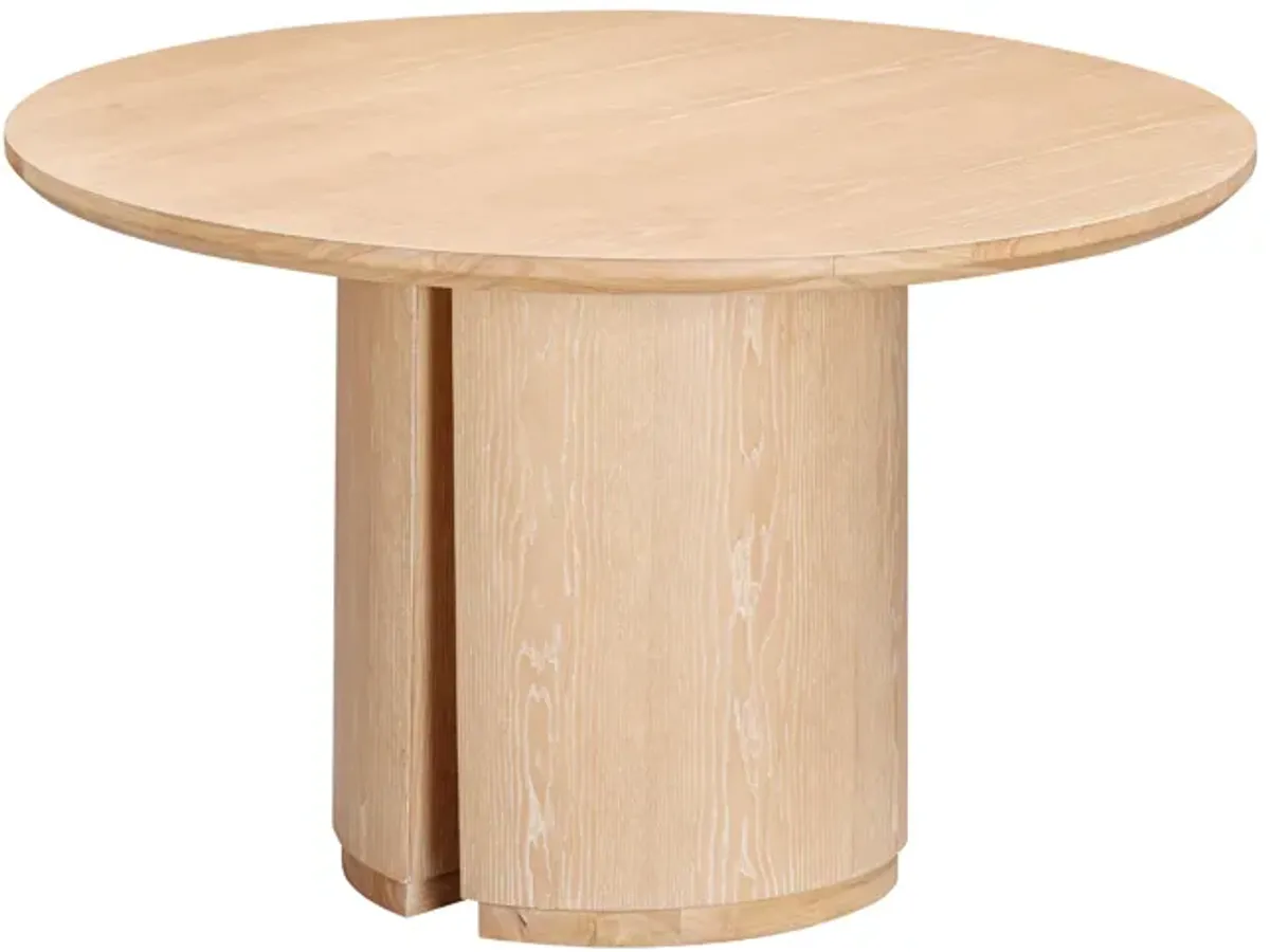 Marlow Natural Wood Round Dining Table