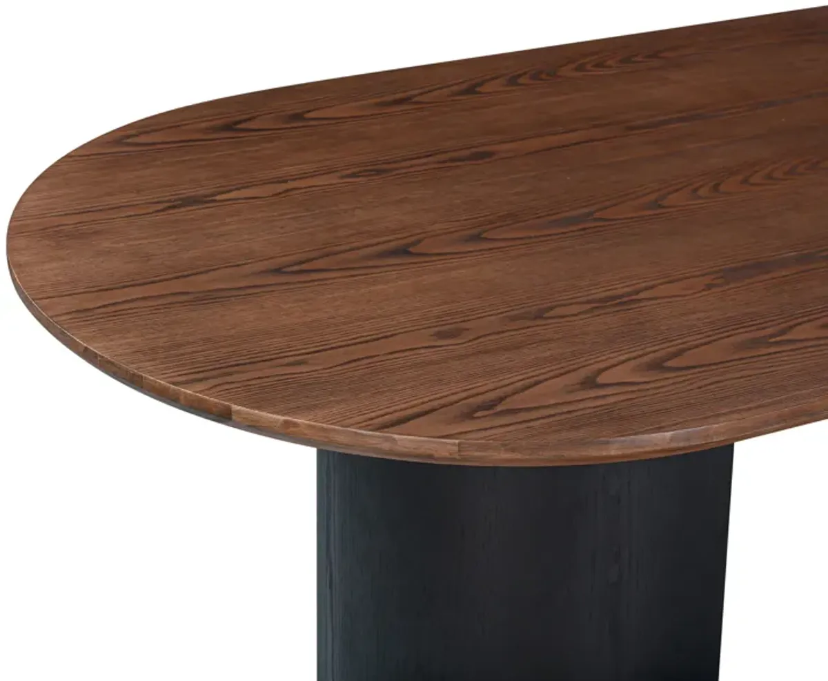 Marlow Black Wood Dining Table