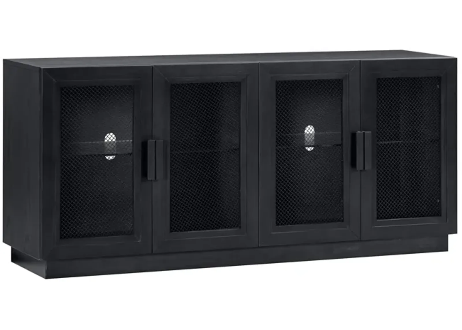 Nolan Black Wood Media Console