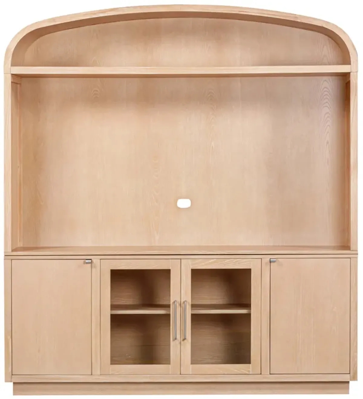 Marlow Natural Wood Entertainment Center