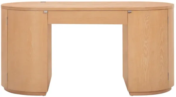 Marlow Natural Wood Executive Desk