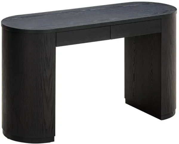 Marlow Black Wood Writing Desk