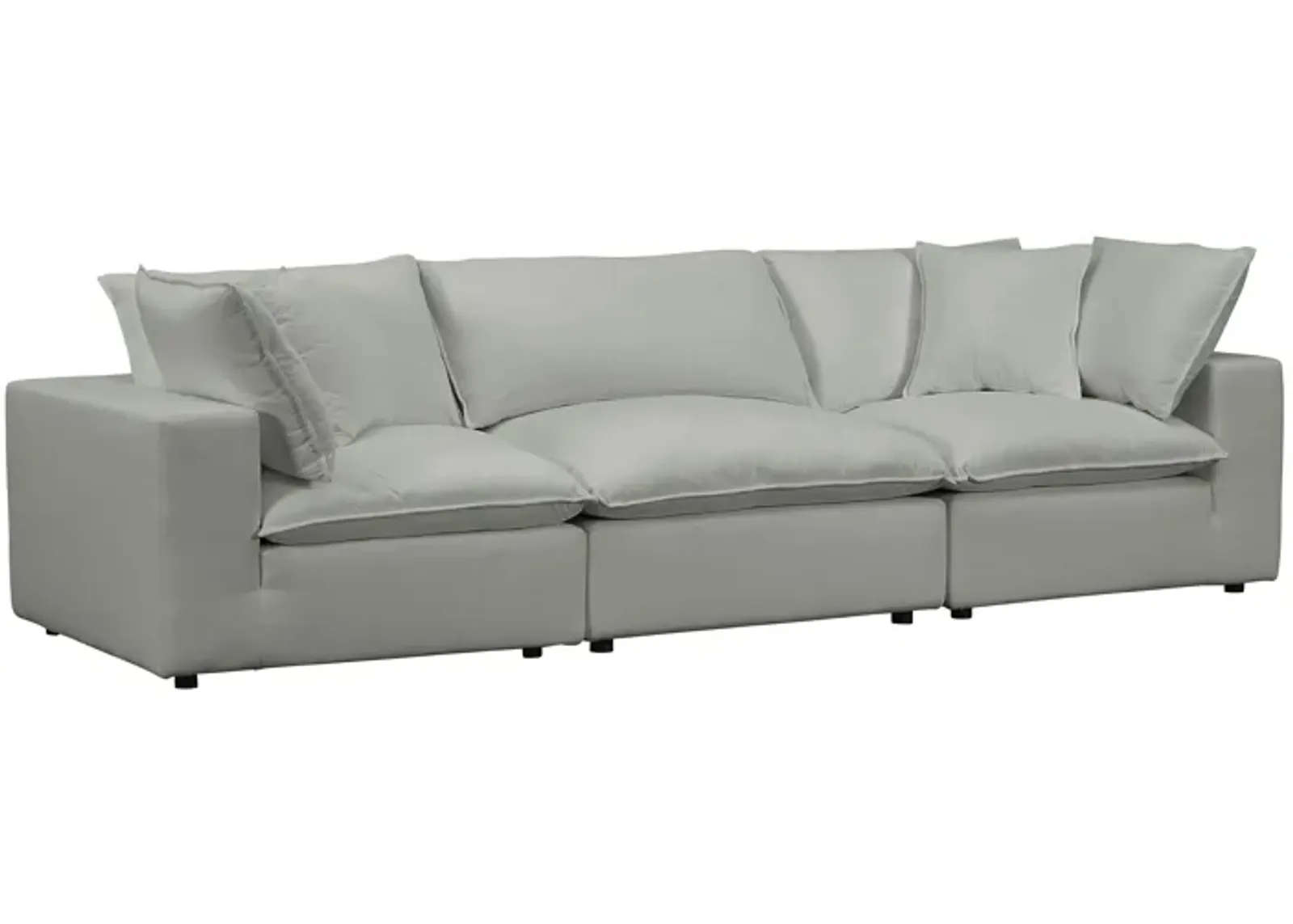 Cali Slate Performance Fabric Modular Sofa