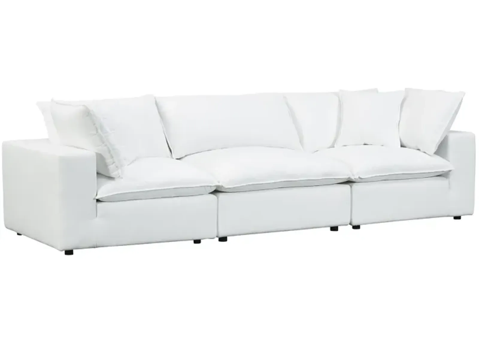 Cali Pearl Performance Fabric Modular Sofa