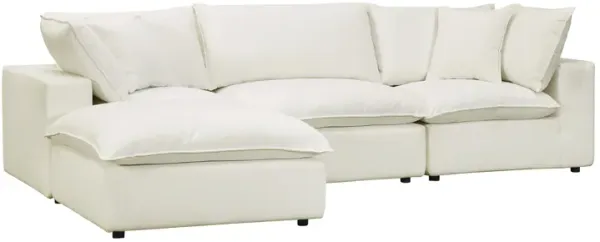 Cali Natural Performance Fabric Modular 4 Piece Sectional