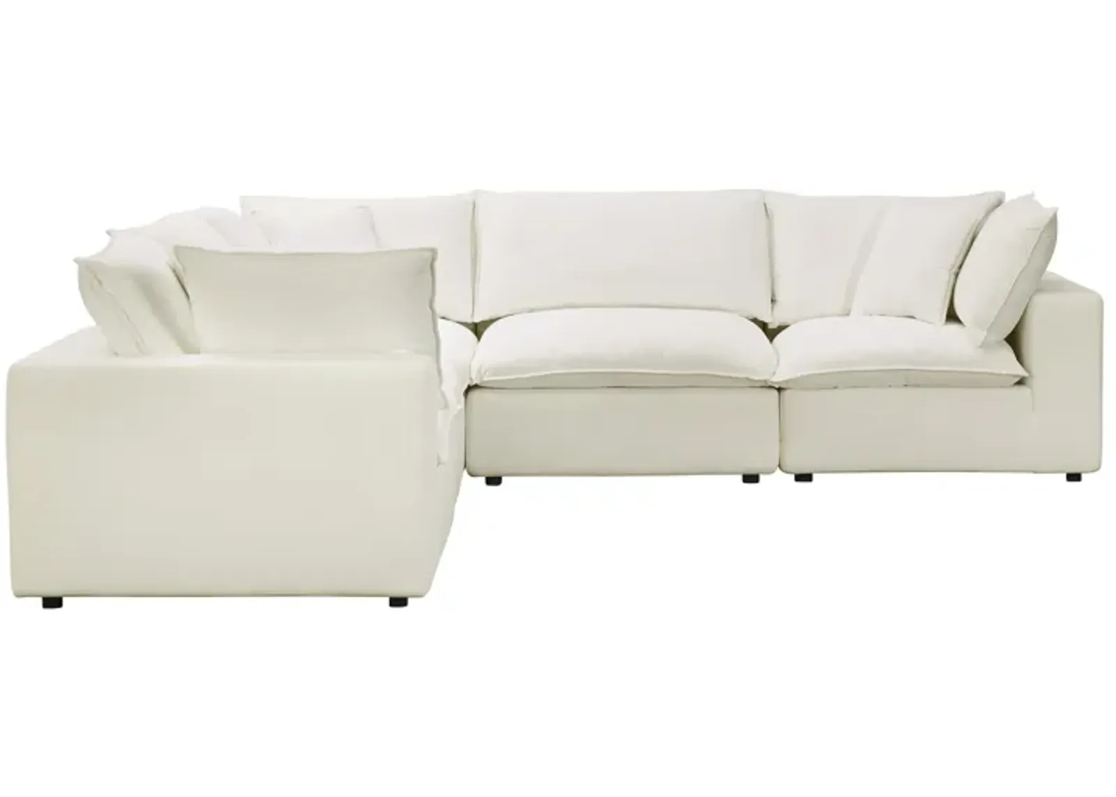 Cali Natural Performance Fabric Modular L-Sectional