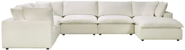 Cali Natural Performance Fabric Modular Large Chaise Sectional