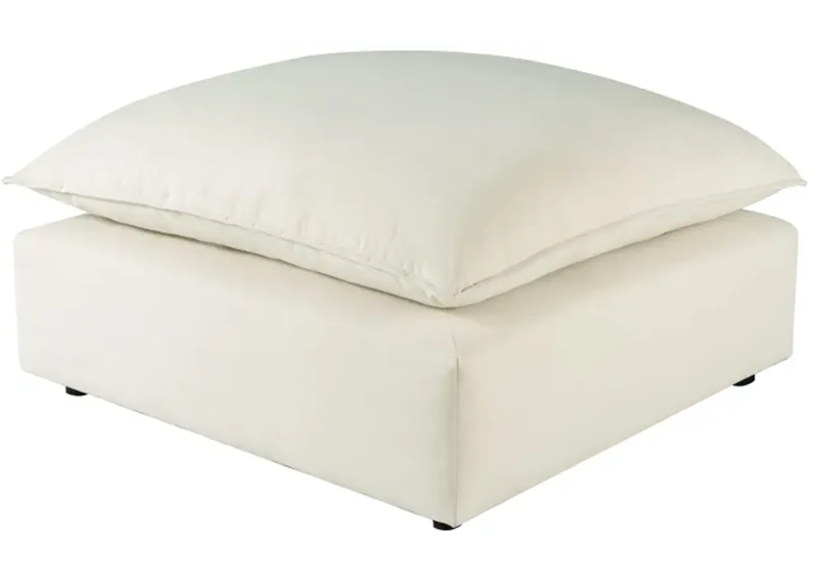 Cali Natural Performance Fabric Ottoman