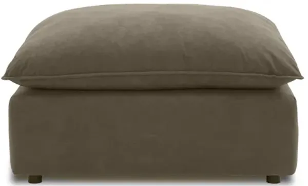 Cali Chocolate Brown Performance Velvet Ottoman