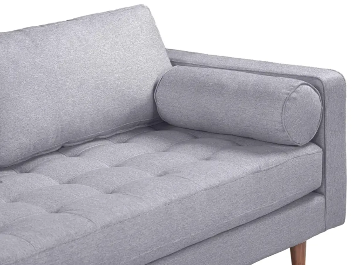 Cave Gray Tweed Loveseat