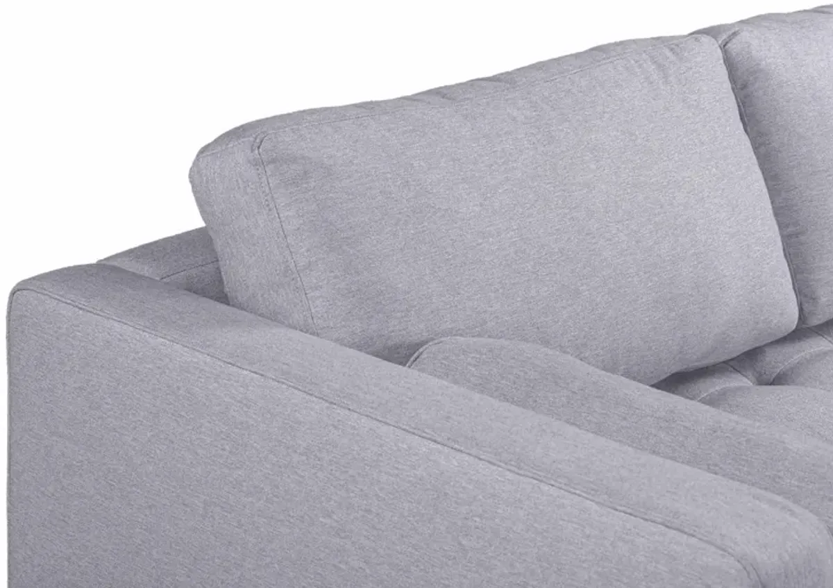 Cave Gray Tweed Loveseat