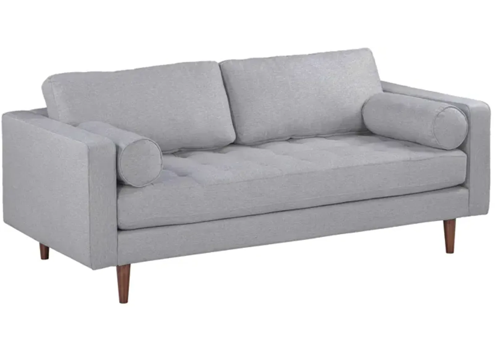 Cave Gray Tweed Loveseat