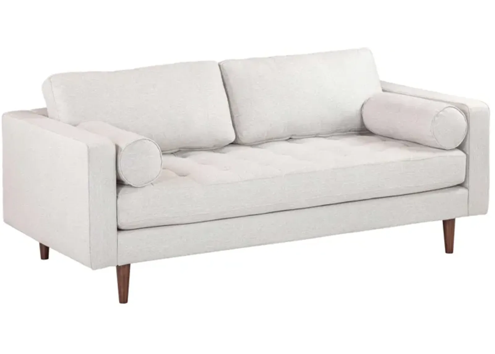 Cave Beige Tweed Loveseat