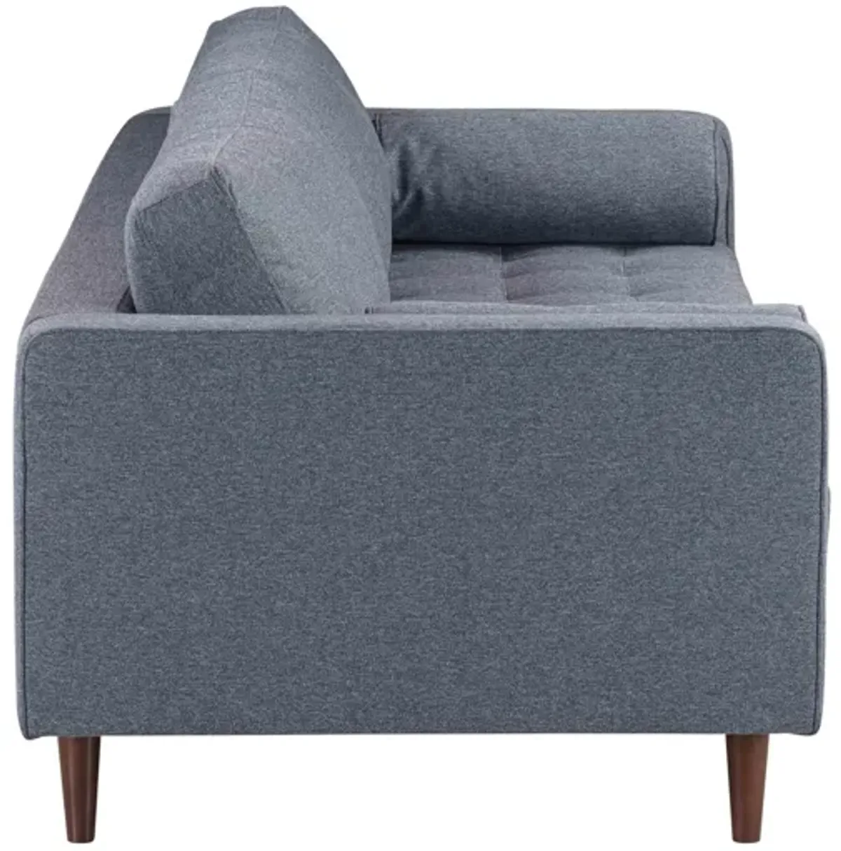 Cave Navy Tweed Loveseat