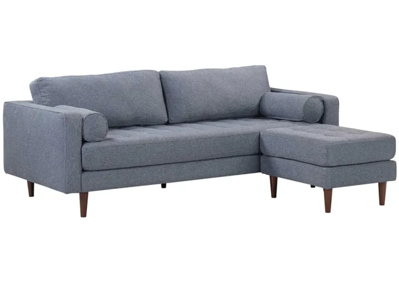 Cave Navy Tweed Sectional