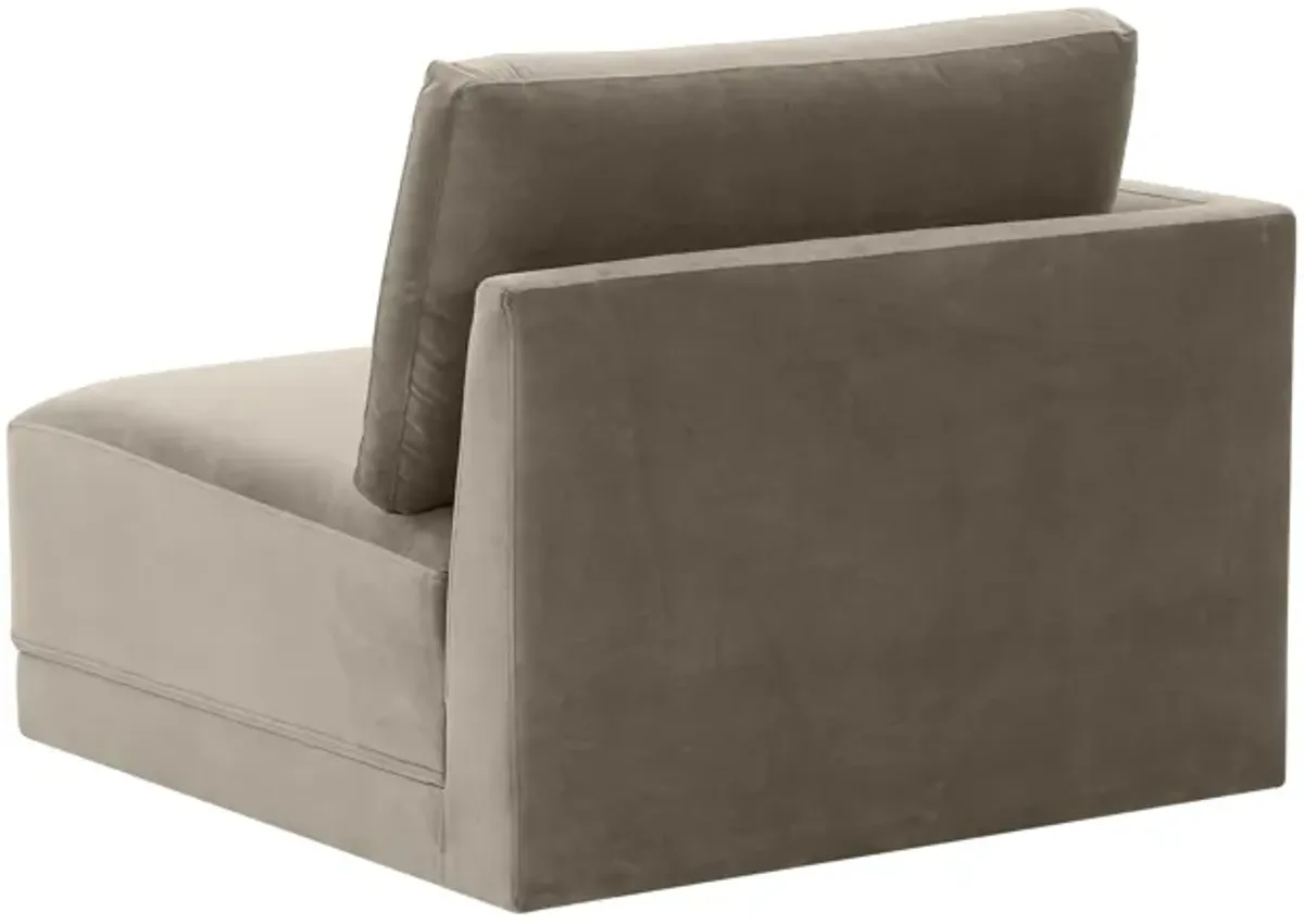 Willow Taupe LAF Corner Chair