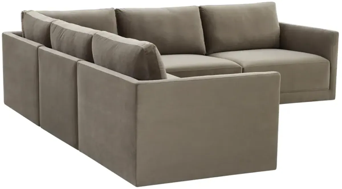 Willow Taupe Modular L Sectional