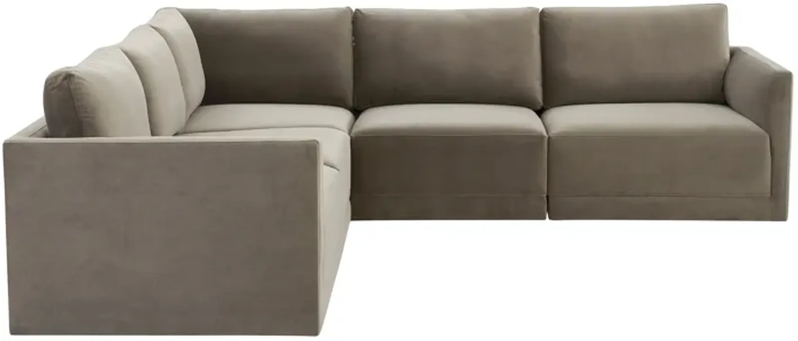 Willow Taupe Modular L Sectional