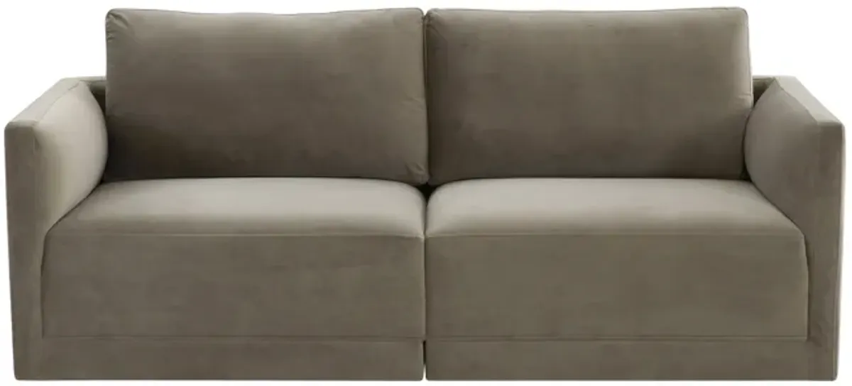 Willow Taupe Modular Loveseat