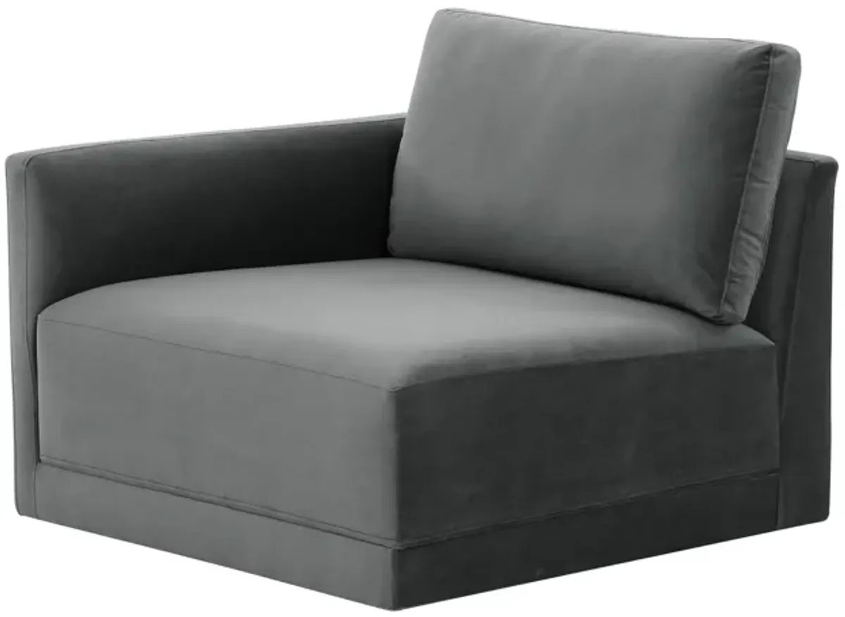 Willow Charcoal LAF Corner Chair