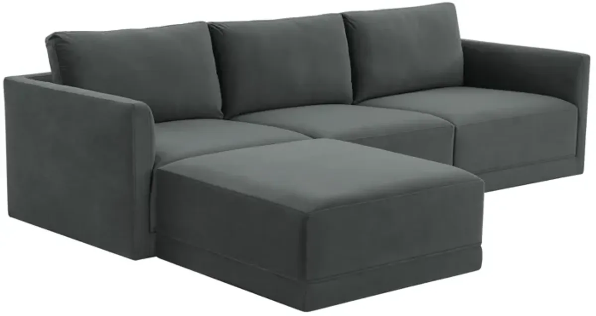 Willow Charcoal Modular Sectional