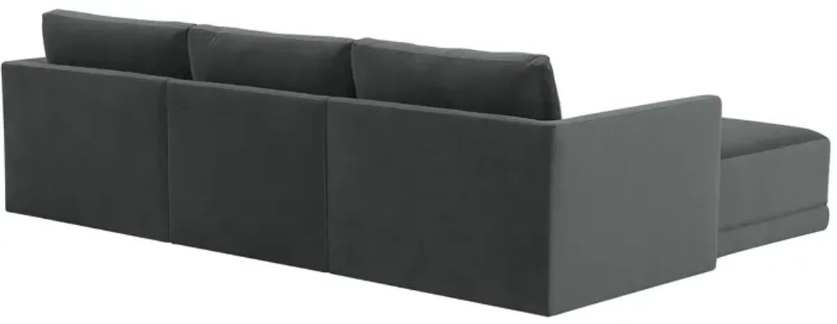 Willow Charcoal Modular Sectional