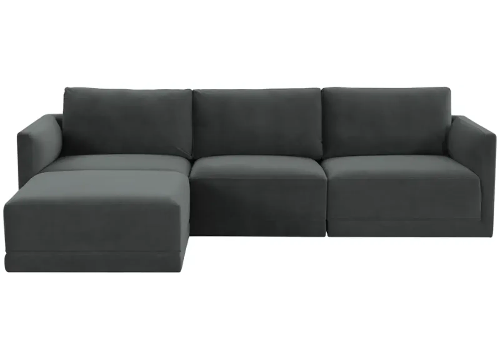 Willow Charcoal Modular Sectional