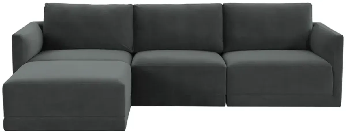 Willow Charcoal Modular Sectional