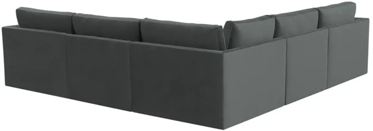 Willow Charcoal Modular L Sectional