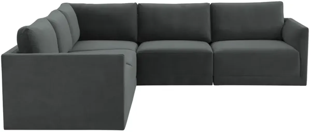 Willow Charcoal Modular L Sectional