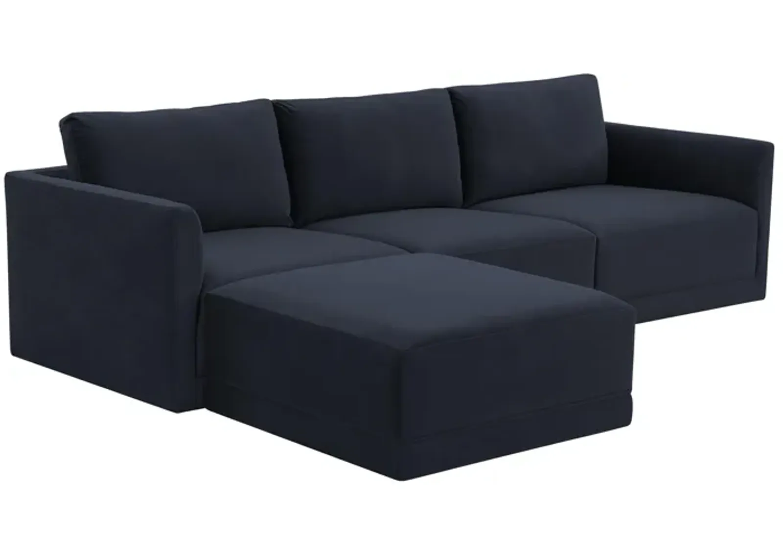 Willow Navy Modular Sectional