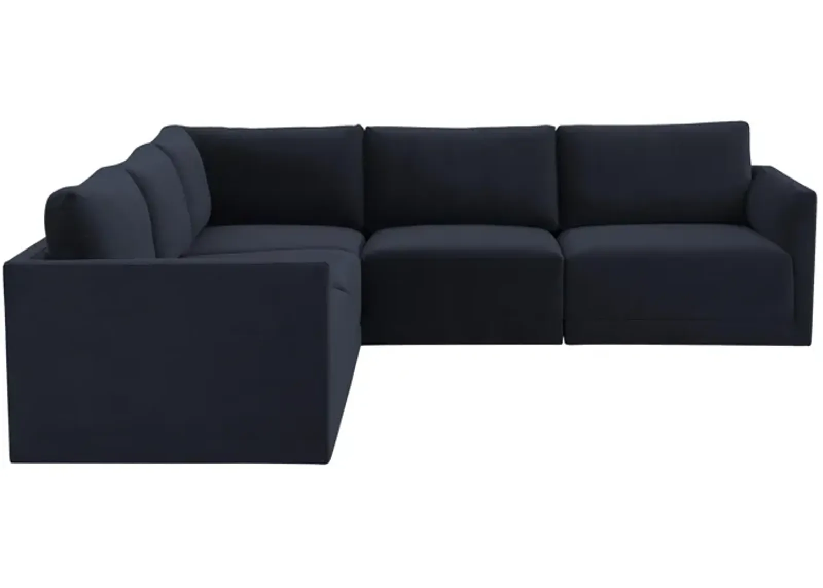 Willow Navy Modular L Sectional