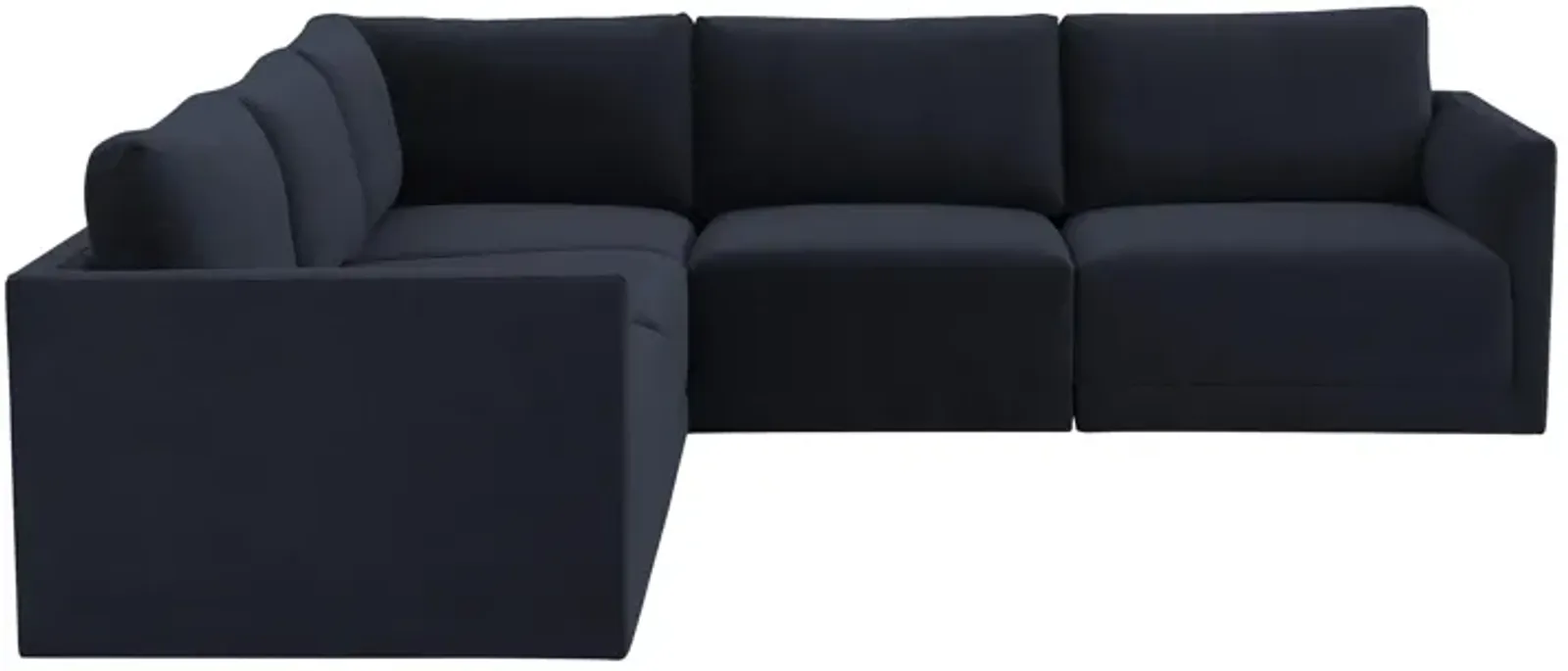 Willow Navy Modular L Sectional