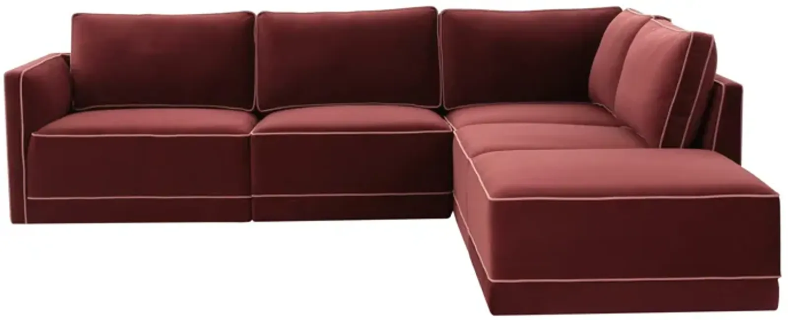 Willow Berry Red Modular RAF Sectional