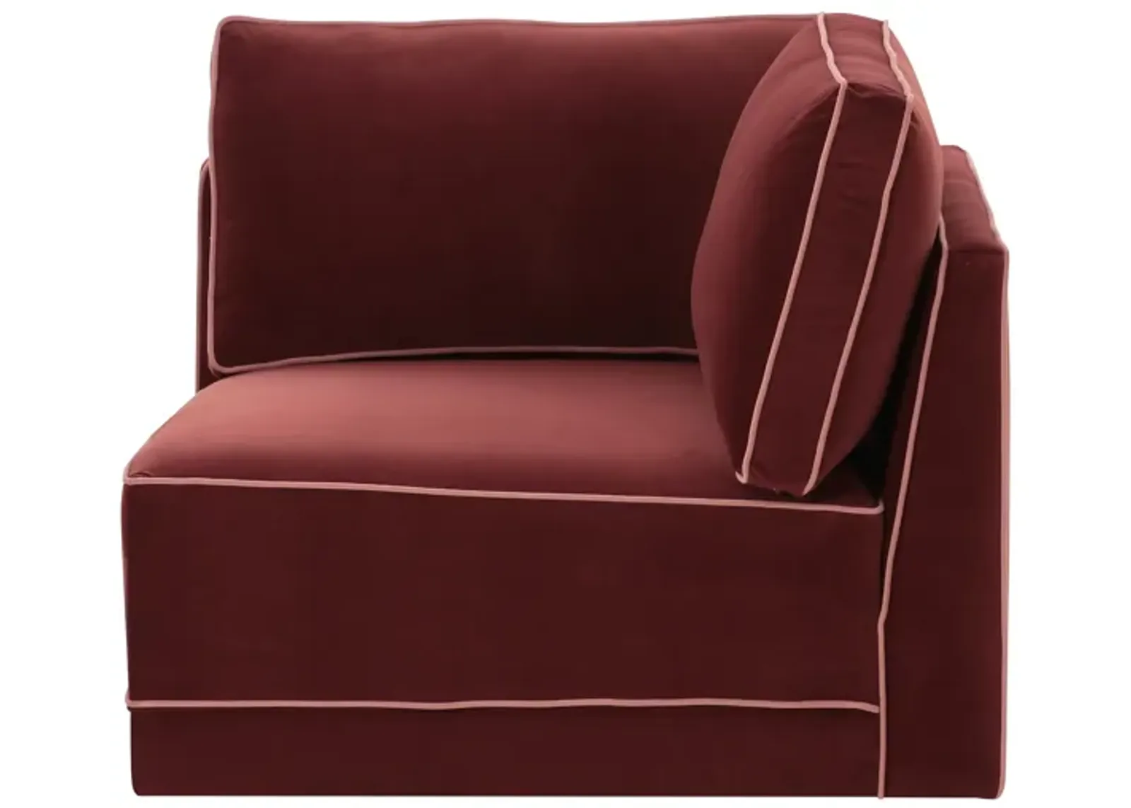 Willow Berry Red Corner Chair