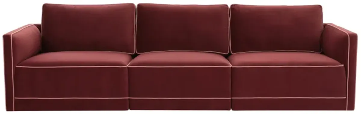 Willow Berry Red Modular Sofa