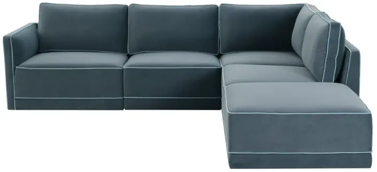 Willow Misty Blue Modular RAF Sectional