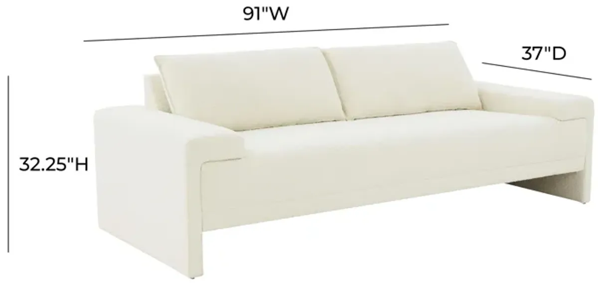 Maeve Cream Boucle Sofa