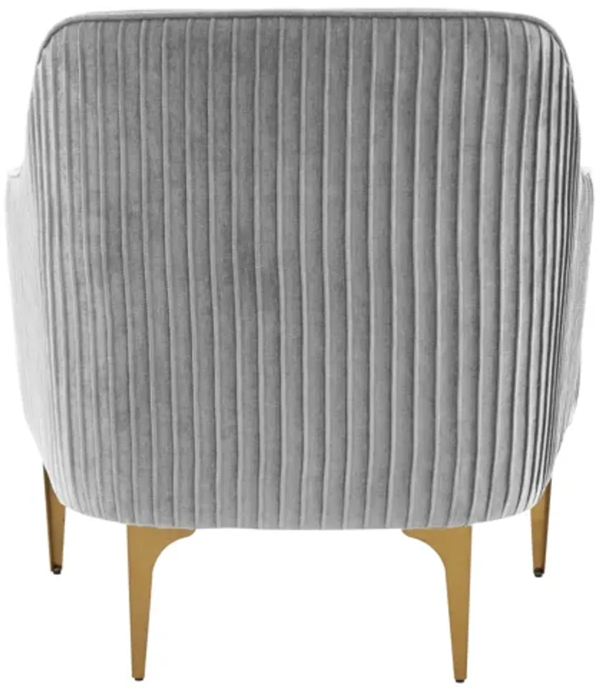 Serena Gray Velvet Accent Chair